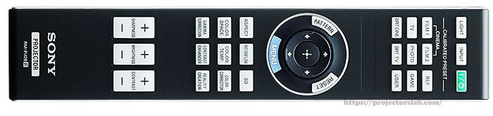 Sony VPL-vw285es Remote control